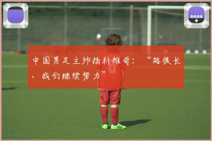 中国男足主帅扬科维奇：“路很长，我们继续努力”